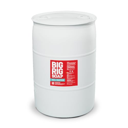 Big Rig Soap 55 gal Truck & Trailer Wash for Trucks, Trailers, RVs, Buses, Heavy Equipment (55 gal)
