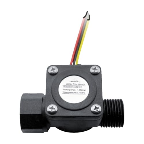 Sensor interruptor de flujo de agua 1/2 con turbina de nailon para controlar el caudal exacto