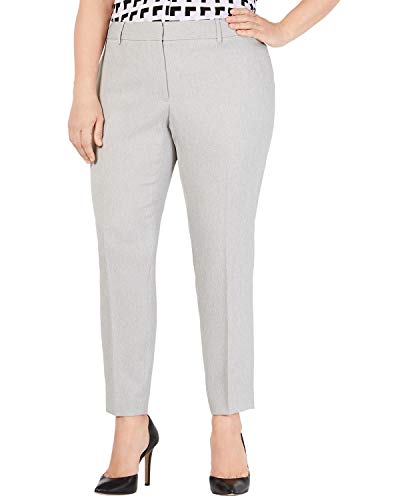 Calvin Klein Womens Plus Twill Slim Dress Pants