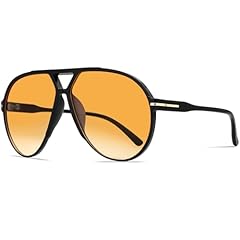 Black Frame/ Gradient Orange Lense