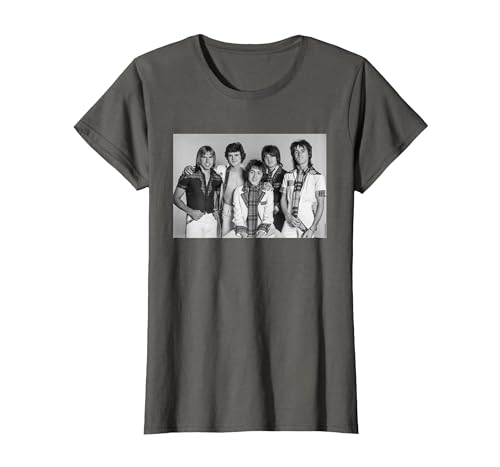 Image of Scottish Pop Rock Band Photo By Allan Ballard T-Shirt, Women, Asphalt Grey, X-Large