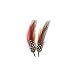 Bird Feathers 3" Top Quality Exotic Plumes for Hats/Bridal or Any Arts and Crafts YELLOW AND RED