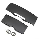Vorderdach Sonnenbrille Aufbewahrungsbox Abdeckung für W205 C-Klasse 2015-2021, Schwarz ABS Dachkonsole Deckel Ersatz, Auto Brillenhalter Innenverkleidung Teil