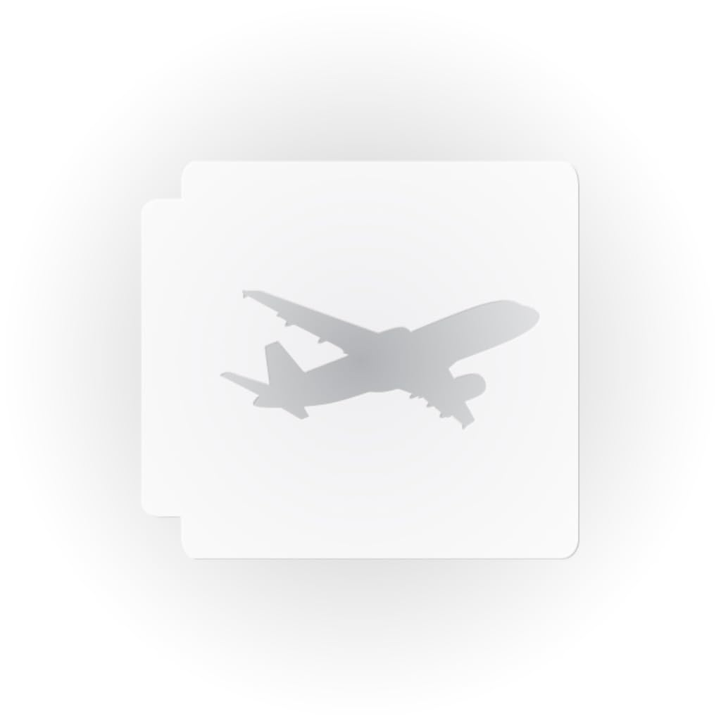 Airplane 783-E231 Stencil Silhouette (9 inch)
