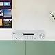 Aiwa AMU-120BT/SL: Verstärker, AV-Receiver, mit Bluetooth 5.0, 120 W, USB-Anschluss, SD-Kartenleser, Farbe: Silber