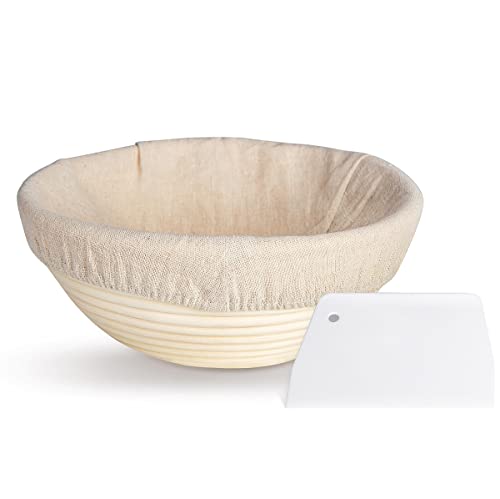 Set Cestini Lievitazione Pane Pieghevoli - 23cm Rotondo E 25cm Ovale Con Accessori - Foto 7