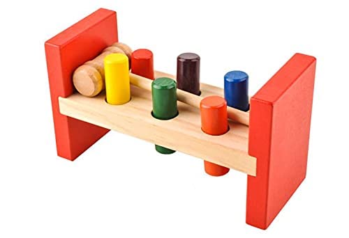 Universal Wooden Toys Wooden Hammer & Peg Toy | Gift Toys for Boys and Girls | Wooden Toy and Games