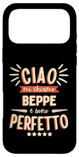 Beppe Giuseppe Idea Regalo Personalizzata Nome Divertente �X�}�z�P�[�X iPhone 17 Pro Max �p