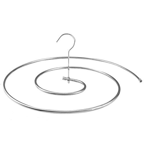 LQKYWNA Espiral Multifuncional Tendedero, Hoja Ahorrar Espacio Edredón Ronda De Acero Inoxidable...