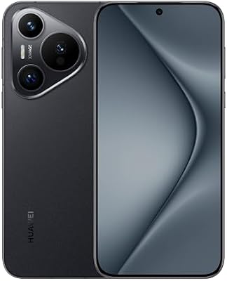 HUAWEI Pura 70 Smartphone, 12GB + 256GB, Pantalla Plana, Admite Instantáneas a Velocidad Ultraalta, Cristal Kunlun Superduradero, Supercharge de 66 W, Batería de 4900 mAh, Negro