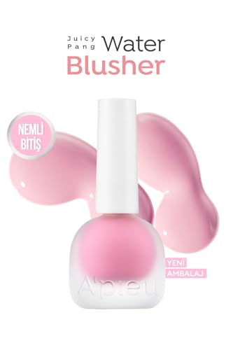 Meyve Özlü; Nemli ve Parlak Bitişli, Doğal Görünümlü Likit Allık Apıeu Juicy-Pang Water Blusher Pk05 Pk05