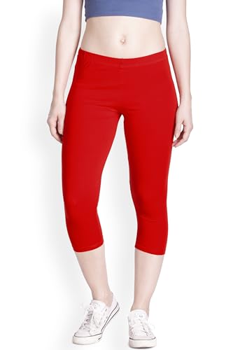 Image of Lyra Women Solid Premium Cotton Capri