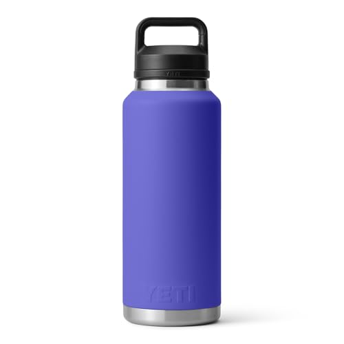Image of YETI Rambler 46 oz Bottle, Leakproof, Vacuum Insulated, Stainless Steel with Chug Cap, Ultramarine Violet