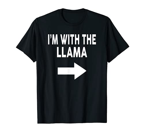 Sono con il LLAMA Halloween LLAMA Maglietta