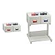REXEL 3313280 Karteikasten DIN A5 quer, 2 Schubladen, grau, 148 x 210