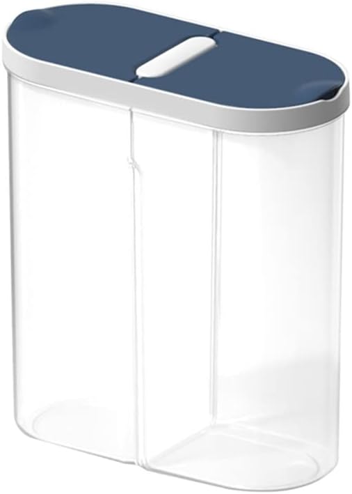 Plastic Storage Container Pasta Rice Dispenser Cereals Organizer Boxes Cabinet Fridge Jars Home Kitchen