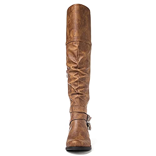GLOBALWIN Women's Over The Knee Thigh High Boots4