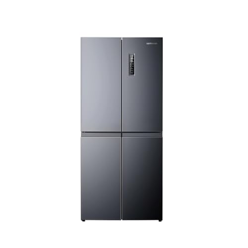 Image of Upstreman 14.9 Cu.Ft Refrigerator 4 Door French Door Counter Depth Refrigerator Full Size Fridge Black FC149