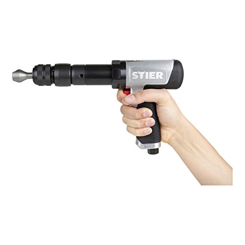 Foto von STIER Meißelhammer-Satz SMH-X, 7-teilig mit praktischem Koffer, Druckluft-Meißelhammer, Luftanschluss 1/4 Zoll, robust und leistungsstark für professionelle Anwendungen