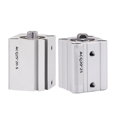 Cilindro compacto ACQ20 de doble acción para un control neumático suave y preciso de 15mm