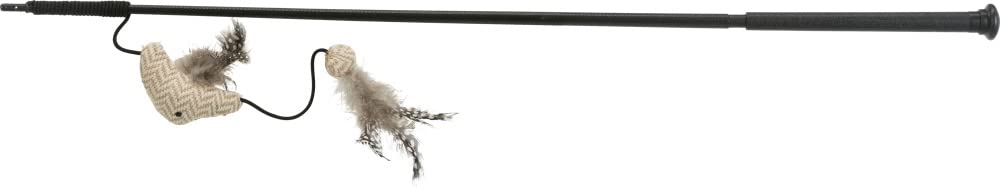Trixie Playing Rod XXL with Fish Toy for Cats, Interactive Teaser Toy, Catnip Infused Wand Toy, Encourages Cats Natural Hunting Instinct, 65 cm (B09P6LXV36) Amazon Price History, Amazon Price Tracker