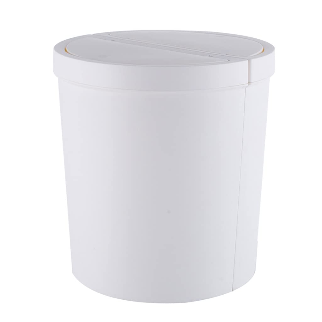 Kosz na Śmieci do Biura, na papier Klasyfikacja kosza na śmieci, odpinana ścienna naścienna, używane w kuchni, sypialni, biurze Kosz na Kosmetyki(White)