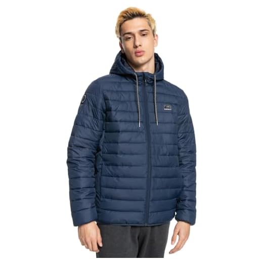 Quiksilver - Chaqueta Acolchada - Hombre - M - Negro