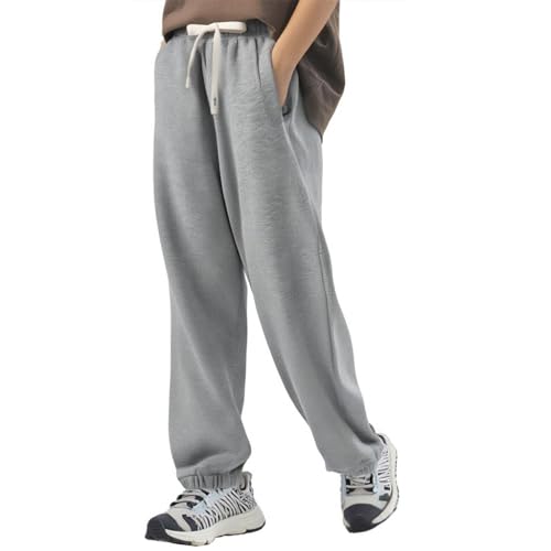 Girls' Boys Sweatpants Casual Baggy Joggers Kids Athletic Cinch Bottom Pants with Pockets & Drawstring2