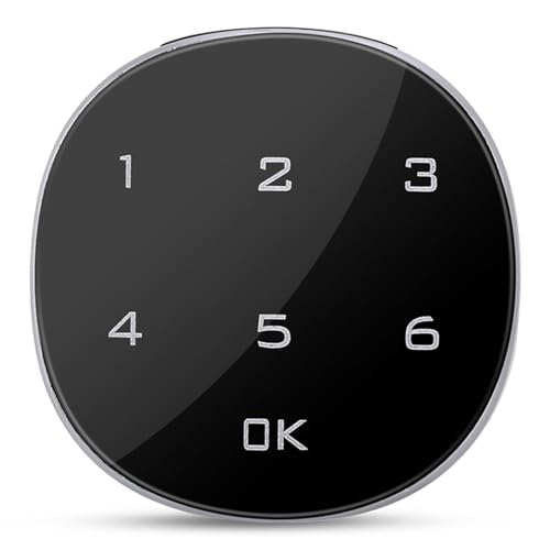 Focket Bloqueo de Gabinete Electrónico, Bloqueo de Contraseña Digital de Aleación de Zinc con Configuración de Contraseña Flexible para Armarios Gabinetes de Oficina