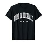 Photo Gallery fort lauderdale florida fl varsity style testo bianco maglietta Photo Gallery fort lauderdale florida fl varsity style testo bianco maglietta