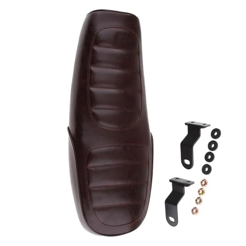 Asiento de sillín plano para motocicleta que soluciona la incomodidad en motos retro