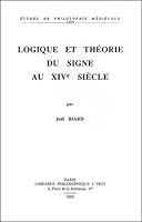 Logique Et Theorie Du Signe Au Xive Siecle 2711609901 Book Cover