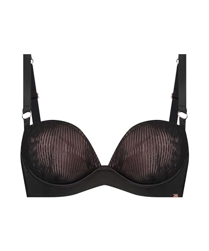 Soutien-gorge rembourré Antonia à armatures en dentelle fine et microfibre