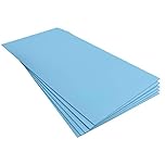 EkoBoard 10mm XPS Foam Boards Floor Underlay Thermal Insulation Underfloor Heating, 800 x 600 x 10mm