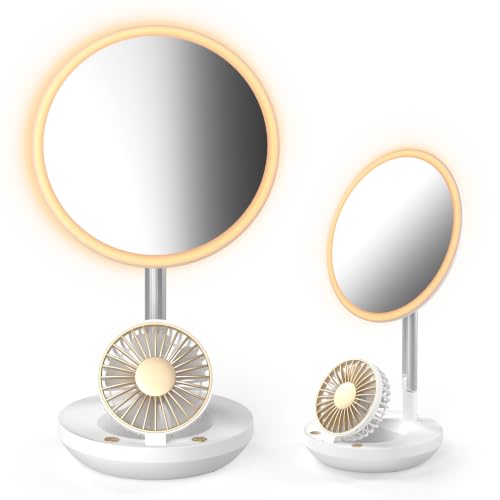 gelpal 3-in-1 LED Makeup Mirror w/ Fan - 13.49 w/ Code + 50% Off Code BPL2M6AZ - image 1