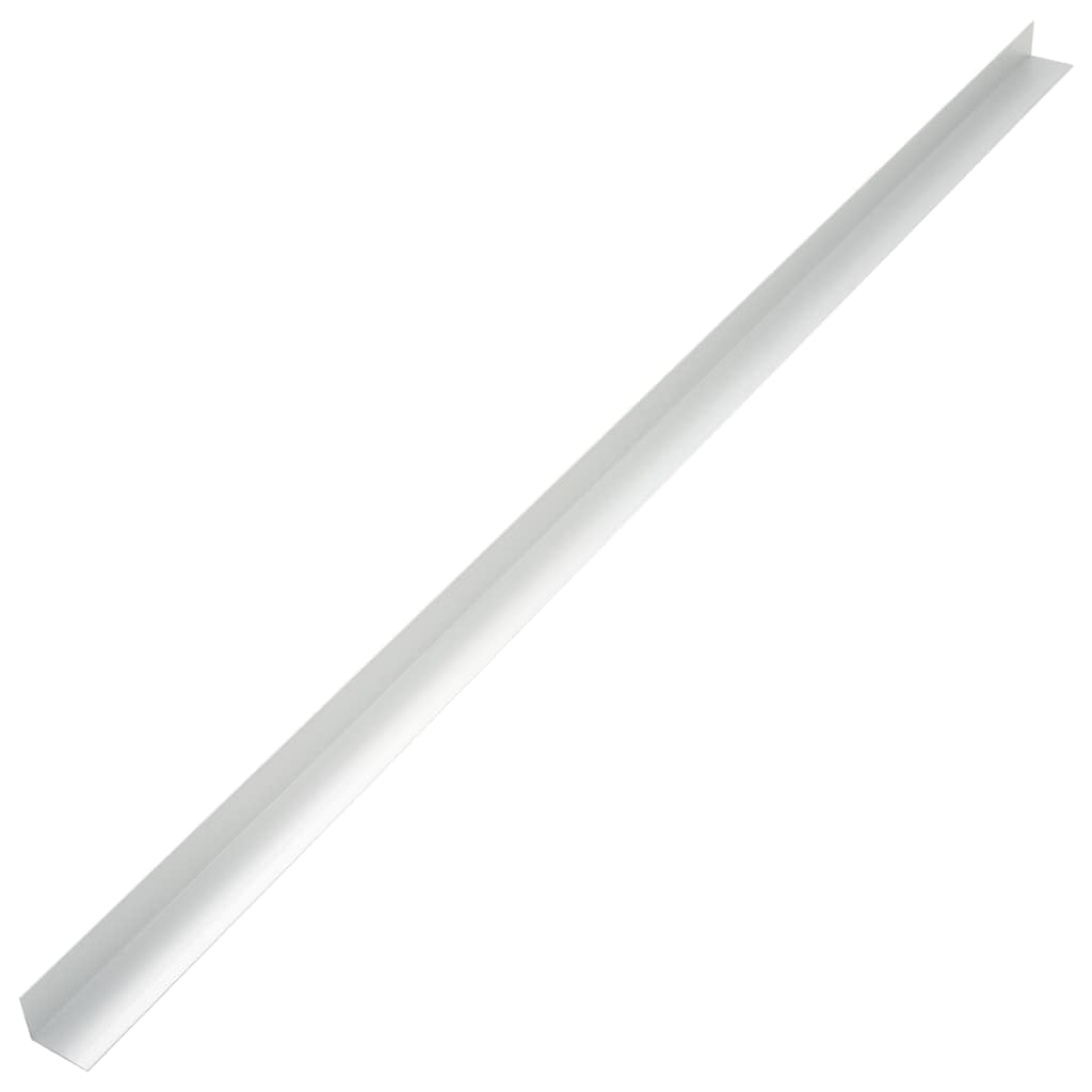 Aluminiowy profil kątowy 170 cm 5 szt. srebrny | Do krawędzi tarasu WPC, ochrona krawędzi, profil L, odporny na warunki atmosferyczne, odporny na korozję
