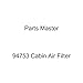 Parts Master 94753 Cabin Air Filter