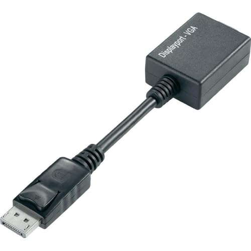 Convertisseur Displayport DP mâle vers VGA femelle Techly 307582 pour double écran HD