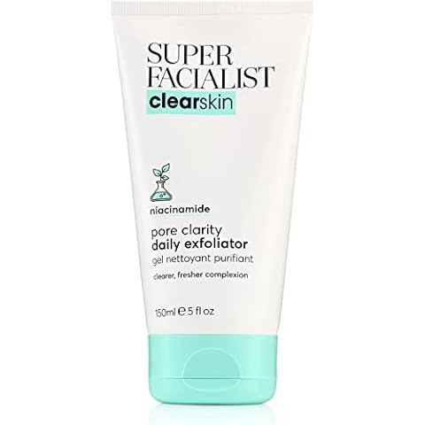 Super Facialist Pore Clarity Daily Exfoliator, Clear Skin Solutions, 1% Niacinamide, 150ml Cover