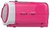 HDi Audio Sport Portable Stereo CD Boombox CD-518 Pink Portable CD Player with AM/FM Radio and Aux Line-in Boombox White/Pink