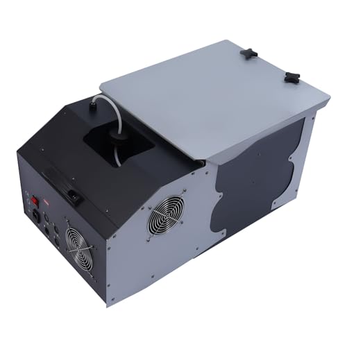 Máquina de humo profesional de bajo nivel 3000 W, efecto de humo en el suelo operado con cubos de hielo, con control remoto y DMX512 para espectáculos en vivo, Halloween, bodas y DJs miniatura 1