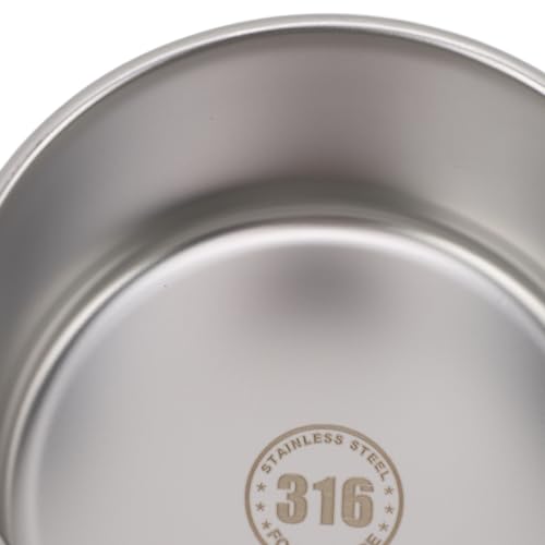 SIXRUN Pudełko Okrągłe 600 Ml Pojemnik na Lunch Ze Stali Nierdzewnej Szczelnie Zamykający, Odporny na Wycieki Izolowany Przenośny Pojemnik do Przechowywania żywności