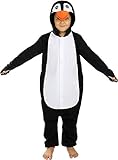 Funidelia | Disfraz de pingüino Onesie para niño y niña Talla 3-4 años ▶ Animales, Polo Sur - Multicolor