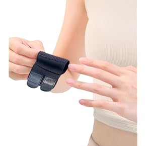 ホワイト 指用サポーター 3つの突起 ホワイト 指用サポーター 3つの