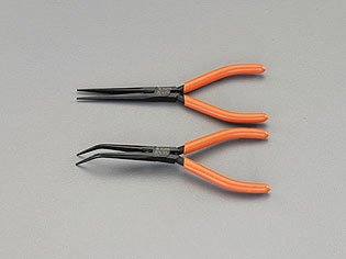 エスコ 150mmラジオペンチ(先細/ベント) EA537GP-150