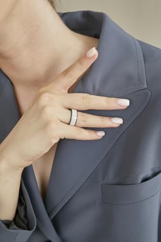 Image of CNICK Smart Payment Ring - Contactless NFC Payment Ring with Tokenization, Fashionable Design, Visa and MasterCard Compatible, Tesla Key Ring for Model S /3 /X /Y /CT (Titan, 9)