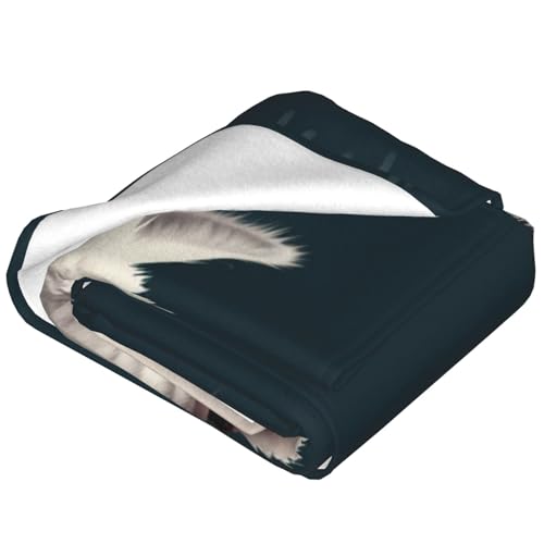 Couverture légère cadeau idéal plaid motif alpaga en microfibre - 4