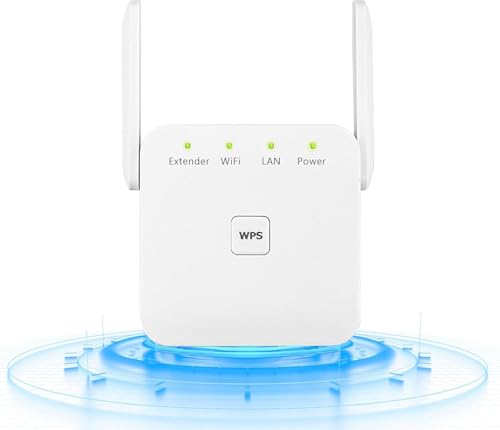 Anluomafuy Repetidor Extensor de Red WiFi, 1200 Mbps Amplifier, Doble Banda 5 GHz y 2.4 Ghz, Powerful Repeater with Ethernet Port, Compatible with All Internet Boxes, Fácil instalación Acción (Blanco) Anluomafuy Repetidor Extensor de Red WiFi, 1200 Mbps Amplifier, Doble Banda 5 GHz y 2.4 Ghz, Powerful Repeater with Ethernet Port, Compatible with All Internet Boxes, Fácil instalación Acción (Blanco)