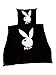 Produktbild Bettwäsche glatt Playboy Bunny Classic schwarz 100 % Baumwolle Reißverschluss NEU Wow - All-In-One-Outlet-24 - (155 x 220 cm)