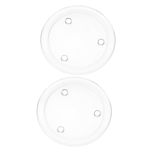 ULTECHNOVO 2pezzi Portacandele in Vetro Decorativi per Aromaterapia Contenitori per Candele Creativi Adatti per Casa e Feste